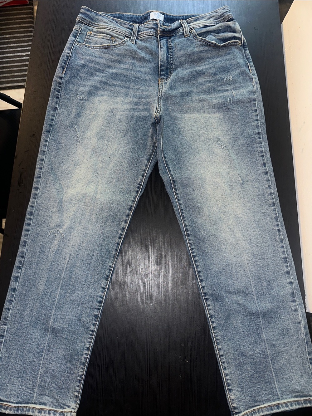 Time and Tru Men's Light Blue Straight Jeans